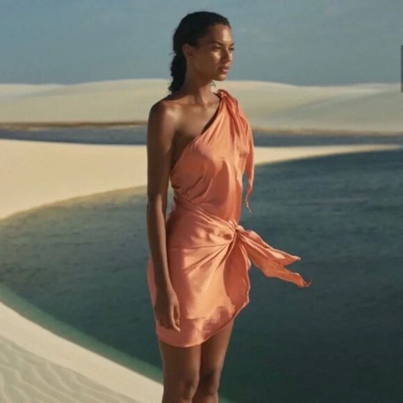 BaobabMarea Dress in Peach Blossoms